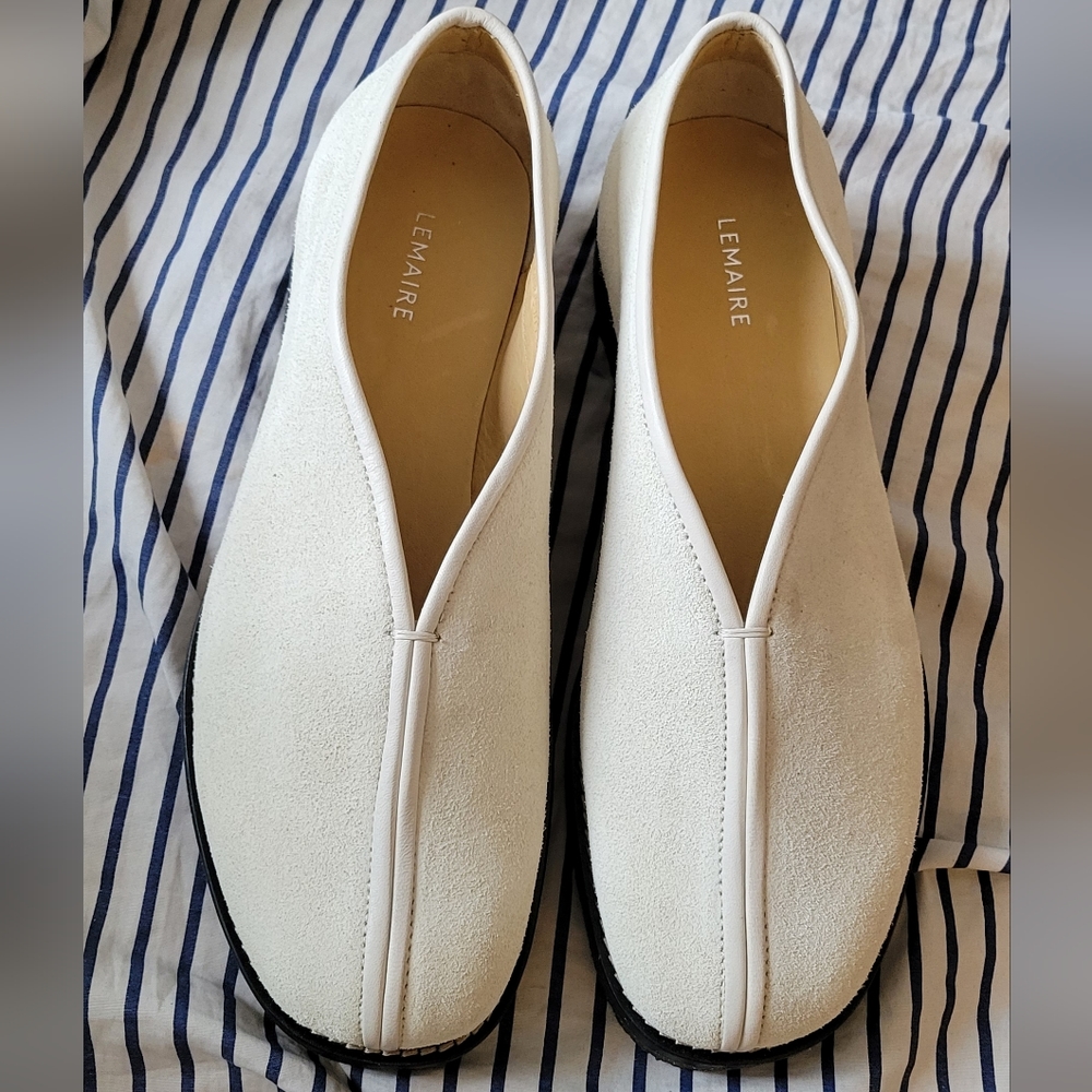 LEMAIREOff- White Piped Slippers
